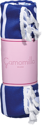 Brisača za na plažo z napisom Mediterranean Camomilla