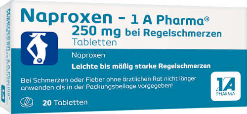 Naproxen - 1 A Pharma 250 mg bei Regelschmerzen 1A Pharma
