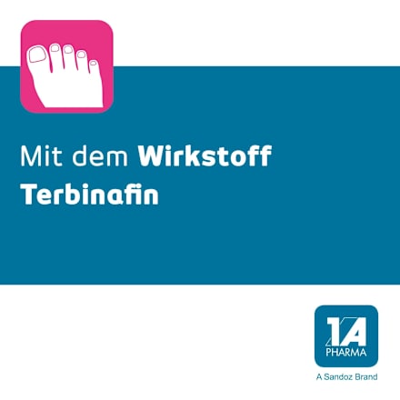 Terbinafin - 1 A Pharma Nagellack gegen Nagelpilz 78,22 mg/ml 1A Pharma
