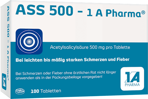 ASS 500 - 1 A Pharma Tabletten 500mg 1A Pharma