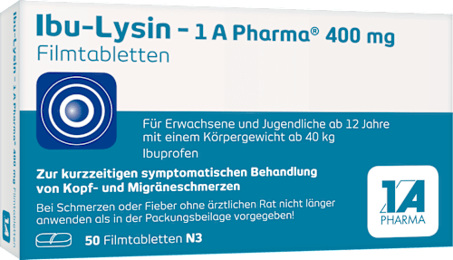 Ibu-Lysin - 1 A Pharma 400 mg Filmtabletten 1A Pharma