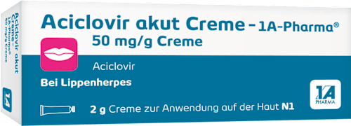 Aciclovir akut Creme1A-Pharma 50mg/g 1A Pharma