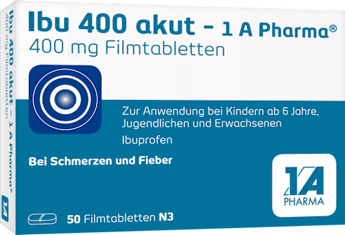 Ibu 400 akut - 1 A Pharma Filmtabletten 1A Pharma