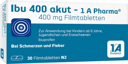 Ibu 400 akut - 1 A Pharma Filmtabletten 1A Pharma