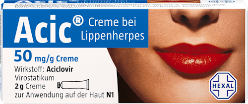 Acic Creme bei Lippenherpes 50mg/g Acic