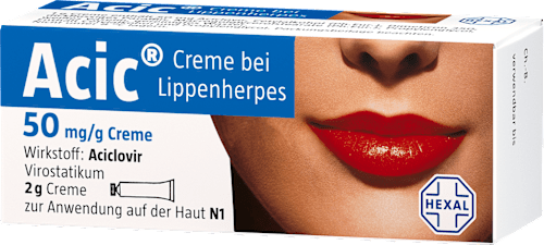 Acic Creme bei Lippenherpes 50mg/g Acic