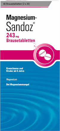 Magnesium-Sandoz 243 mg Brausetabletten Magnesium-Sandoz