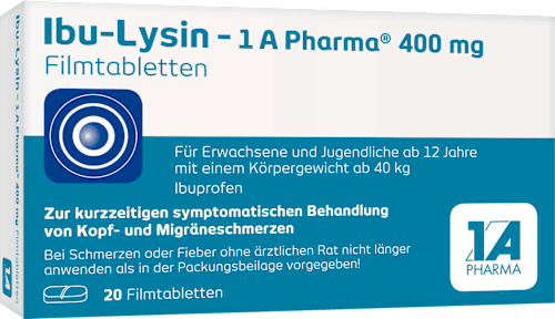 Ibu-Lysin - 1 A Pharma 400 mg Filmtabletten 1A Pharma