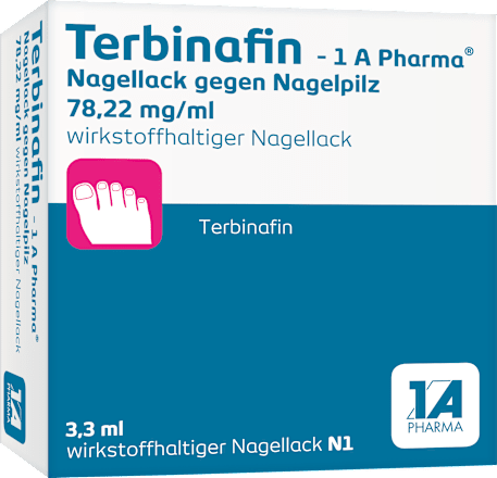 Terbinafin - 1 A Pharma Nagellack gegen Nagelpilz 78,22 mg/ml 1A Pharma