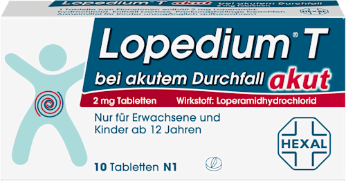 Lopedium T akut Durchfall Tabletten 2mg Lopedium