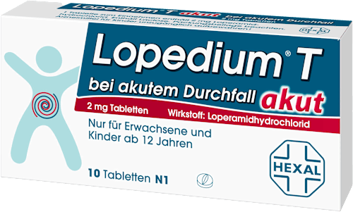 Lopedium T akut Durchfall Tabletten 2mg Lopedium