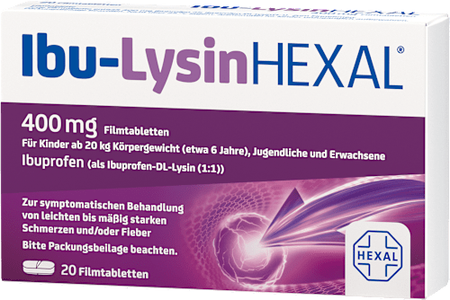 Ibu-LysinHEXAL 400 mg Filmtabletten HEXAL