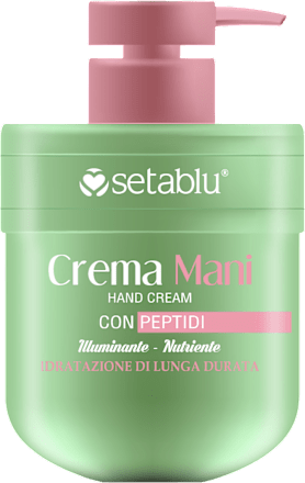 Crema mani ai peptidi setablu