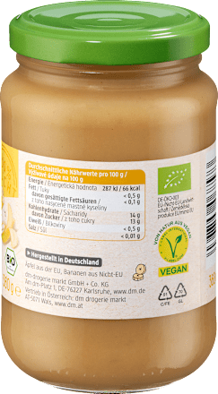 Fruchtmark Apfel mit Banane dmBio