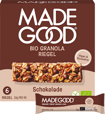 Müsliriegel Granola Schokolade Made Good