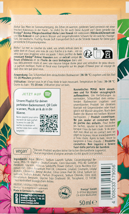 Pena do kúpeľa Aloha Love Hawaii Kneipp