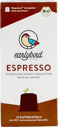 Kaffeekapseln Espresso  earlybird coffee