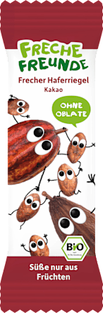 Getreideriegel Hafer Kakao ab 1 Jahr Freche Freunde