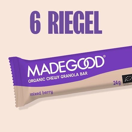 Müsliriegel, Granola gemischte Früchte (6 Stück) Made Good