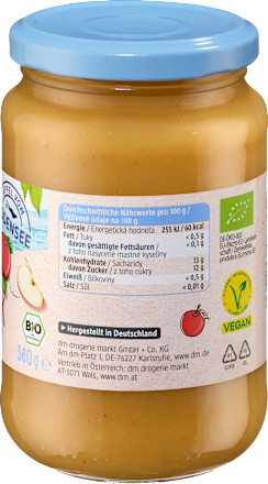 Fruchtmark Apfel kaltgerieben dmBio