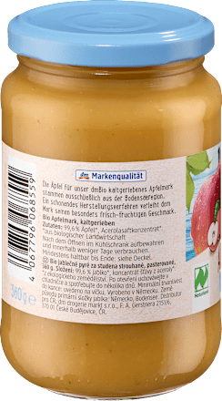 Fruchtmark Apfel kaltgerieben dmBio