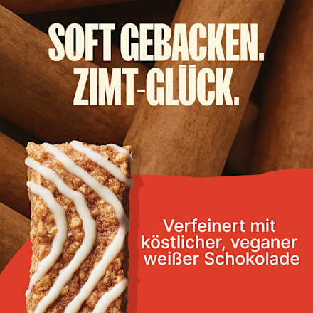 Müsliriegel, Cinnamon Bun, Soft Baked Oat Bars (5 Stück) Made Good