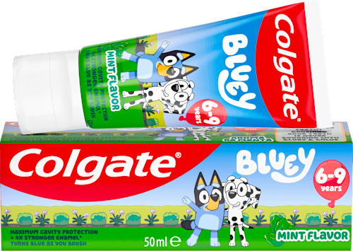 Pasta do zębów dla dzieci 6-9 lat Bluey, smak miętowy Colgate