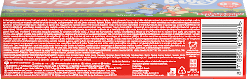 Pasta do zębów dla dzieci 0-5 lat Bluey, smak truskawkowy Colgate