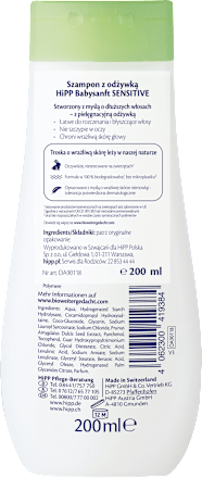 Szampon pielęgnacyjny z odżywką HiPP Babysanft