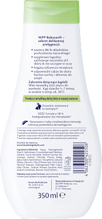 Płyn do kąpieli, od 1. dnia życia HiPP