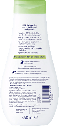 Pielęgnacyjne mleczko dla dzieci  HiPP