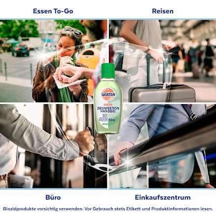 Desinfektion Handgel Aloe-Vera Sagrotan