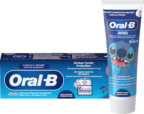 Detská zubná pasta Junior 6+ Stitch  Oral-B