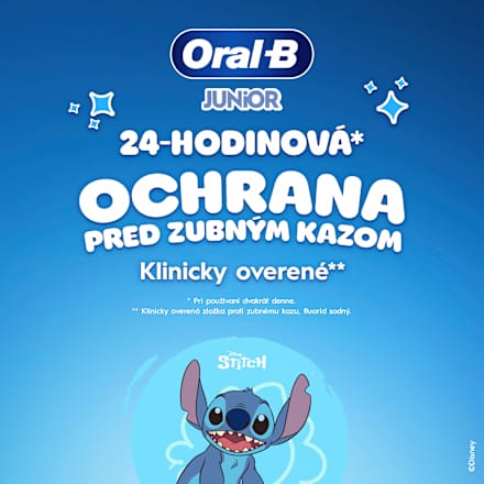 Detská zubná pasta Junior 6+ Stitch  Oral-B