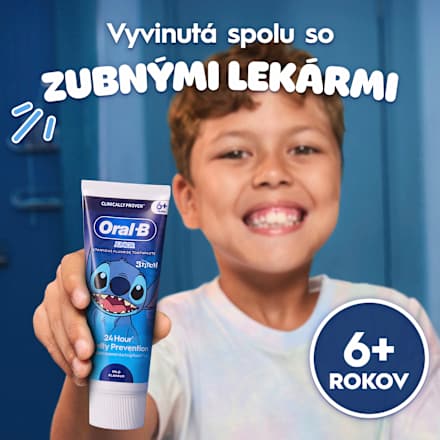 Detská zubná pasta Junior 6+ Stitch  Oral-B