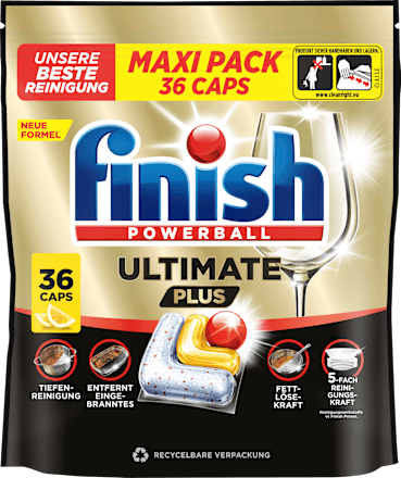 Geschirrspül-Tabs Ultimate Plus All in 1 Citrus Maxipack Finish
