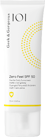 101 Fényvédő arckrém Zero Feel SPF 50 Geek&Gorgeous