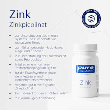 Pure Encapsulations Zink(picolinat) PURE