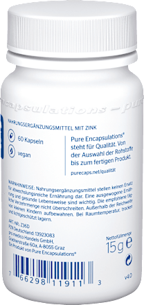 Pure Encapsulations Zink(picolinat) PURE