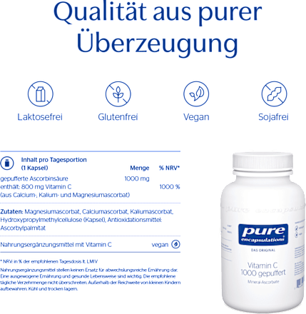 Pure Encapsulations Vitamin C 1000 PURE
