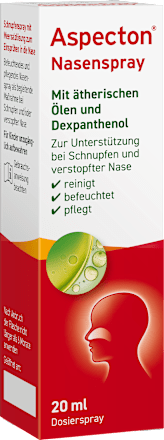 Aspecton Nasenspray ,Schnupfenspray mit Meersalzlösung zum  Einsprühen in die Nase Aspecton
