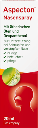 Aspecton Nasenspray ,Schnupfenspray mit Meersalzlösung zum  Einsprühen in die Nase Aspecton