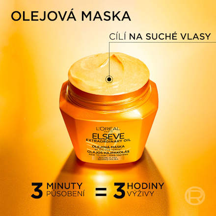Extraordinary Oil olejová maska na suché vlasy L'ORÉAL PARiS ELSEVE