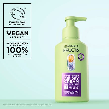 bezoplachový krém na vlasy Curls Method Air Dry GARNIER FRUCTIS