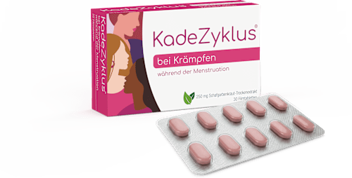 KadeZyklus bei Krämpfen bei Krämpfen während der  Menstruation 250mg Filmtabletten KadeZyklus