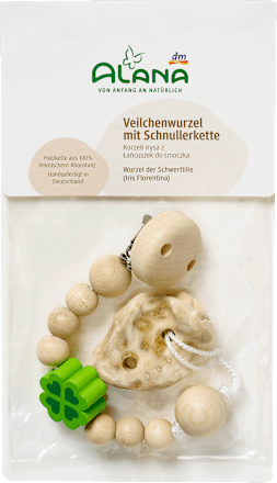 Schnullerkette mit Veilchenwurzel ALANA