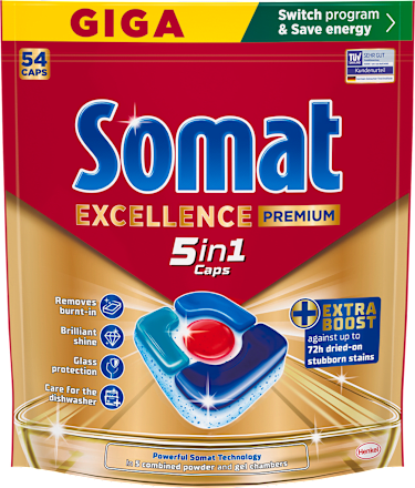 EXCELLENCE PREMIUM 5in1 tablete za sudove Somat