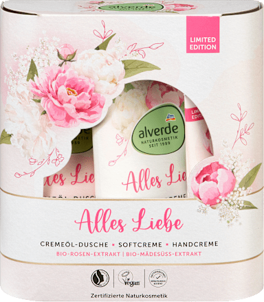 Ajándékcsomag Alles Liebe alverde NATURKOSMETIK