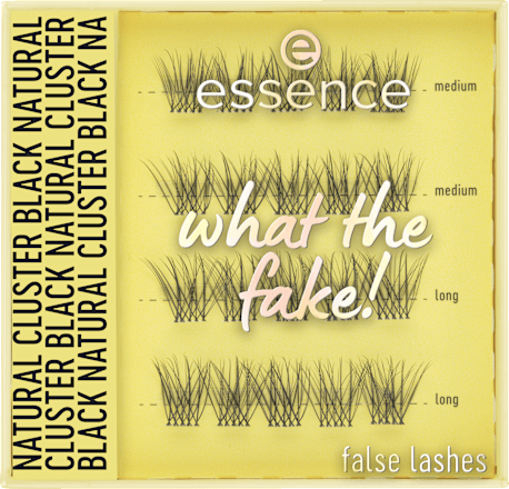 Műszempilla, What The Fake! - Nr. 06 Natural Cluster Black essence