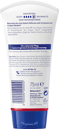 Handcreme 3in1 Repair & Care NIVEA